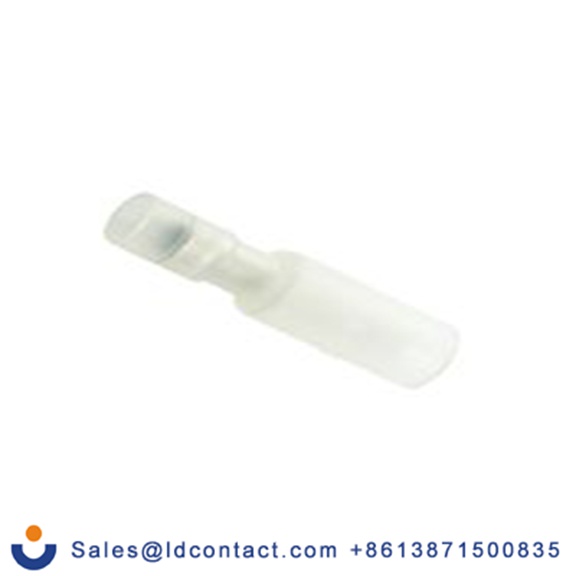 RS PRO,178-8386,压接子弹型连接器 公/母, 绝缘, Φ3.5 mm弹头, 无色, 尼龙绝缘, 22 AWG, 18 AWG, 27 mm总长