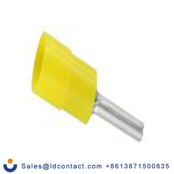 RS PRO,178-8422,针型接线端子, 绝缘端子, 针Φ2.8 mmx14 mm长, 黄色, 12 AWG, 尼龙绝缘, 线最大规格10 AWG