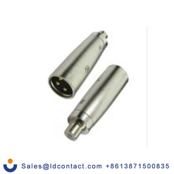 RS PRO,192-4471,AV适配器 RCA类型 母插 XLR类型 直向, 镀金色触点 公