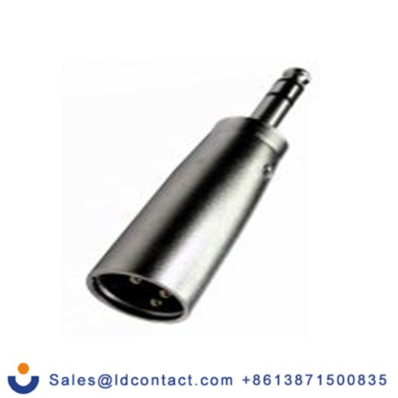 RS PRO,192-4476,AV适配器 6.35 mm立体声类型 公 XLR类型 直向, 镀金色触点 公, 金属外壳