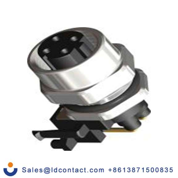 RS PRO,201-7183,M12 圆形连接器 插座, 4芯, 面板安装, 母插芯, 250 V, IP40, CPF12系列