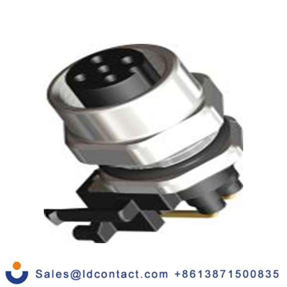 RS PRO,201-7184,M12 圆形连接器 插座, 5芯, 面板安装, 母插芯, 250 V, IP40, CPF12系列