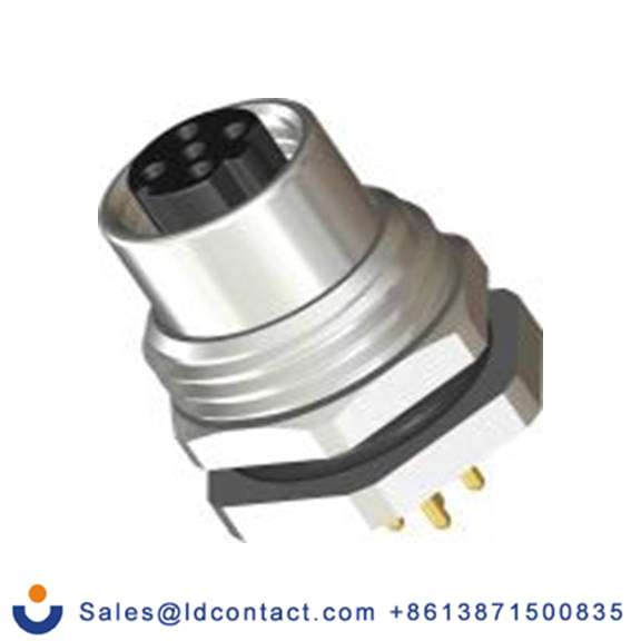 RS PRO,201-7190,M12 圆形连接器 插座, 4芯, 后面安装, 母插芯, 250 V, IP40, CPF12系列