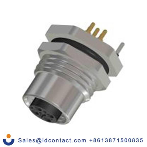 RS PRO,201-7201,M12 圆形连接器 插座, 5芯, 后面安装, 母插芯, 60 V, IP40, CPF12系列