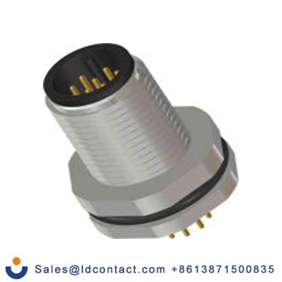 RS PRO,201-7211,M12 圆形连接器 插头, 12芯, 后面安装, 公芯, 30 V, IP40, CPM12系列