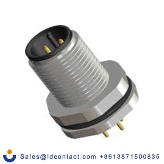 RS PRO,201-7212,M12 圆形连接器 插头, 4芯, 后面安装, 公芯, 250 V, IP40, CPM12系列