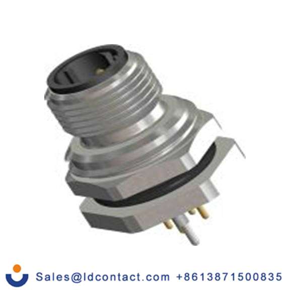 RS PRO,201-7221,M12 圆形连接器 插头, 4芯, 后面安装, 公芯, 250 V, IP40, CPM12系列