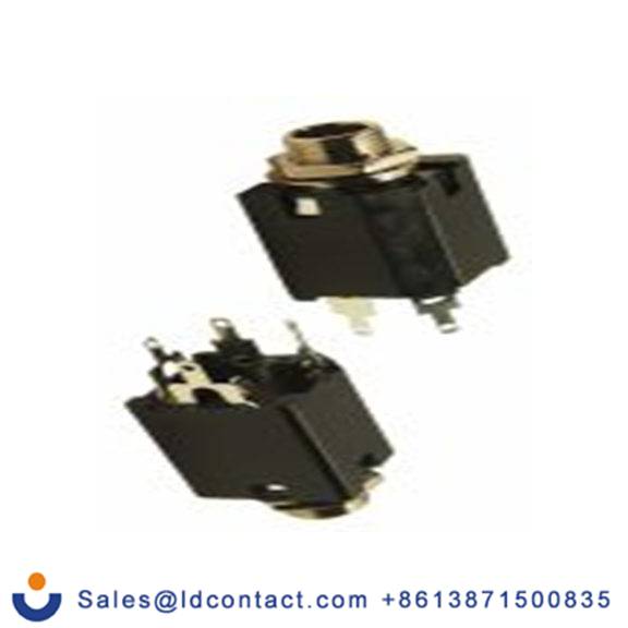 RS PRO,203-5559,6.35mm, PCB安装 立体声 母插 3, 插孔连接器 5A 直向