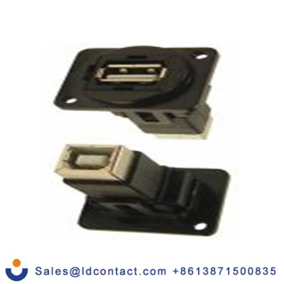 RS PRO,203-5576,馈通 USB 接口, USB A对B型 母插, 1端口, 面板安装 直向, IP40 USB 2.0 Feedthrough系列