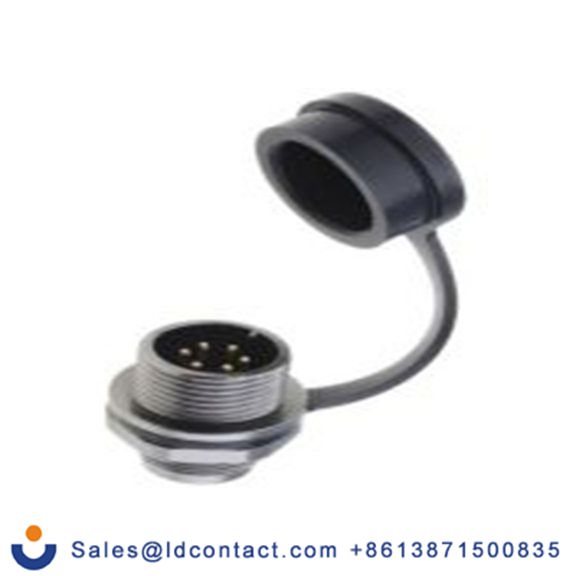 RS PRO,206-5297,Standard 圆形连接器 插座, 6芯, 正面安装, 公芯, 125 V, IP40, ST12系列