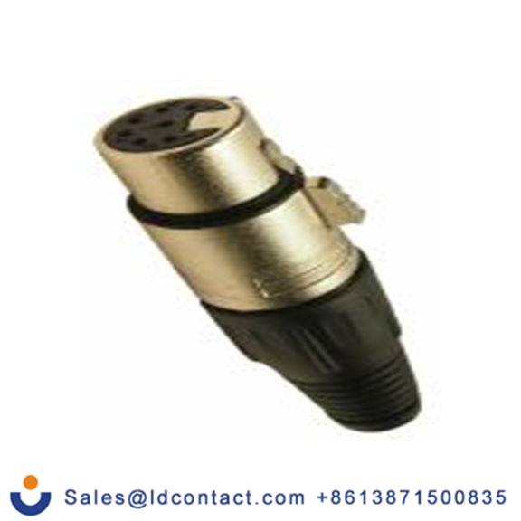 RS PRO,208-0620,7芯 XLR 连接器, 电缆安装 母插 直向, 镀银色芯