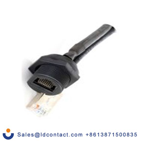 RS PRO,231-7897,RJ45 母/公 6 类, 面板安装 RJ45 连接器, 1口, 1路, 直向, IP40 RJ45系列