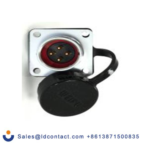 RS PRO,233-8166,M16 圆形连接器 插座, 4芯, 法兰安装, 公芯, 500 V, IP40, SF16系列