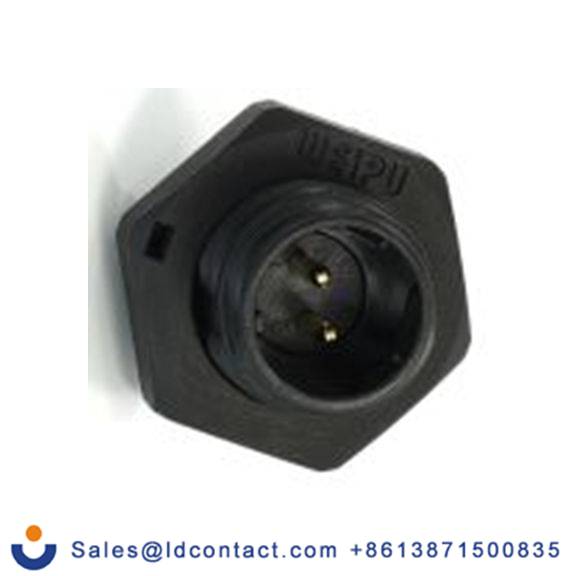 RS PRO,233-8221,13 mm 圆形连接器 插座, 2芯, 后面安装, 公芯, 250 V, IP68, SP13系列