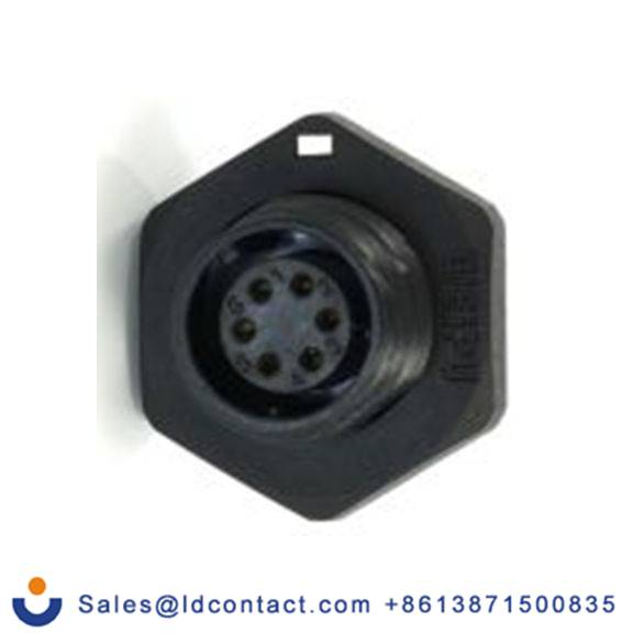 RS PRO,233-8243,13 mm 圆形连接器 插座, 6芯, 后面安装, 母插芯, 125 V, IP68, SP13系列