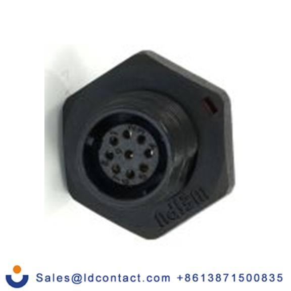 RS PRO,233-8247,13 mm 圆形连接器 插座, 9芯, 后面安装, 母插芯, 125 V, IP68, SP13系列