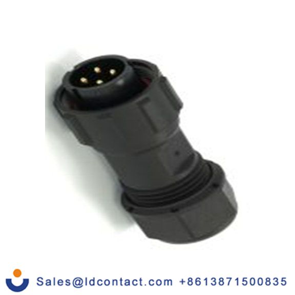 RS PRO,233-8249,17 mm 圆形连接器 插头, 4芯, 电缆安装, 公芯, 500 V, IP68, SP17系列