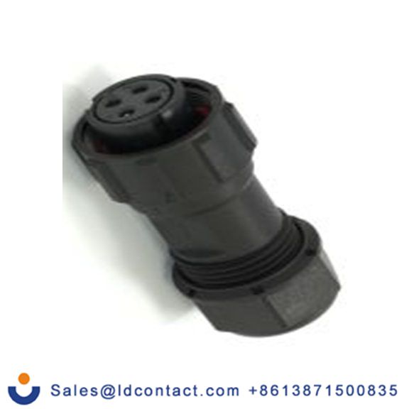 RS PRO,233-8253,17 mm 圆形连接器 插头, 4芯, 电缆安装, 母插芯, 500 V, IP68, SP17系列