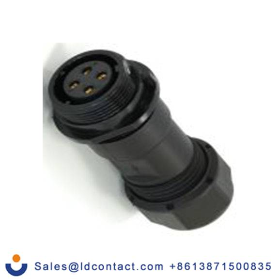 RS PRO,233-8257,17 mm 圆形连接器 插座, 4芯, 电缆安装, 母插芯, 500 V, IP68, SP17系列