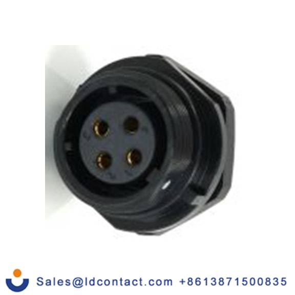 RS PRO,233-8260,17 mm 圆形连接器 插座, 4芯, 正面安装, 母插芯, 500 V, IP68, SP17系列