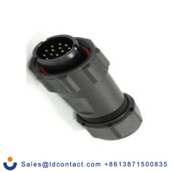 RS PRO,233-8262,21 mm 圆形连接器 插头, 15芯, 电缆安装, 公芯, 400 V, IP68, SP21系列