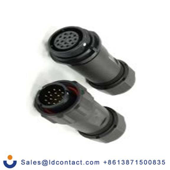 RS PRO,233-8264,21 mm 圆形连接器 插头, 插座, 15芯, 电缆安装, 公/母芯, 400 V, IP68, SP21系列