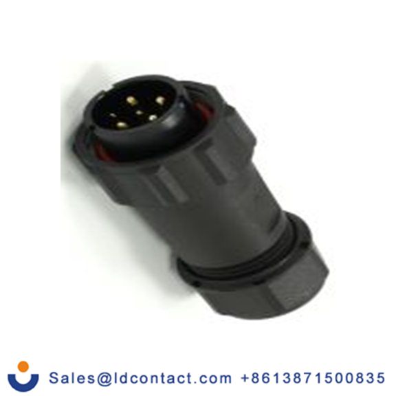 RS PRO,233-8270,21 mm 圆形连接器 插头, 6芯, 电缆安装, 公芯, 500 V, IP68, SP21系列