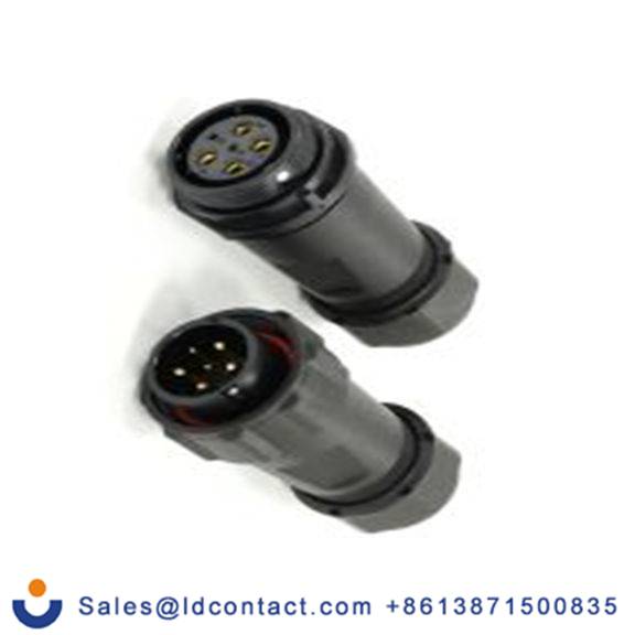 RS PRO,233-8272,21 mm 圆形连接器 插头, 插座, 6芯, 电缆安装, 公/母芯, 500 V, IP68, SP21系列