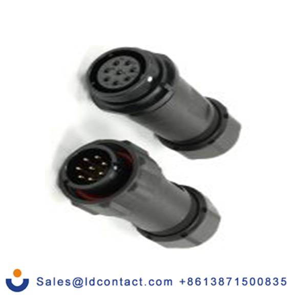 RS PRO,233-8276,21 mm 圆形连接器 插头, 插座, 8芯, 电缆安装, 公/母芯, 500 V, IP68, SP21系列