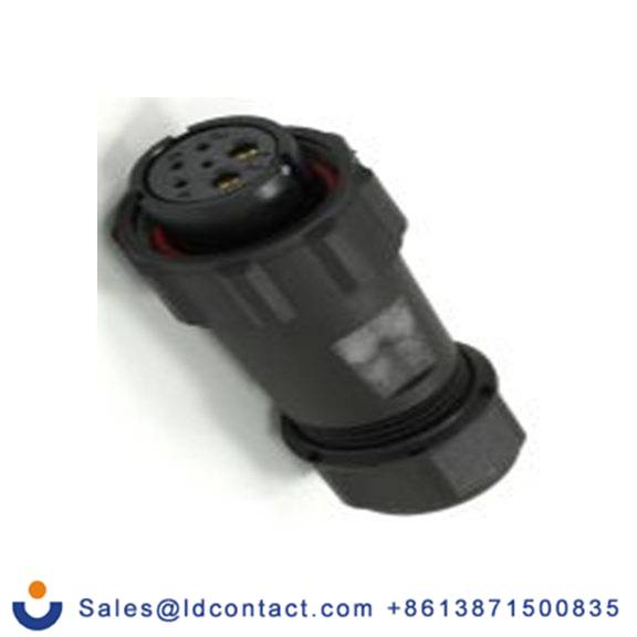 RS PRO,233-8280,21 mm 圆形连接器 插头, 6芯, 电缆安装, 母插芯, 500 V, IP68, SP21系列