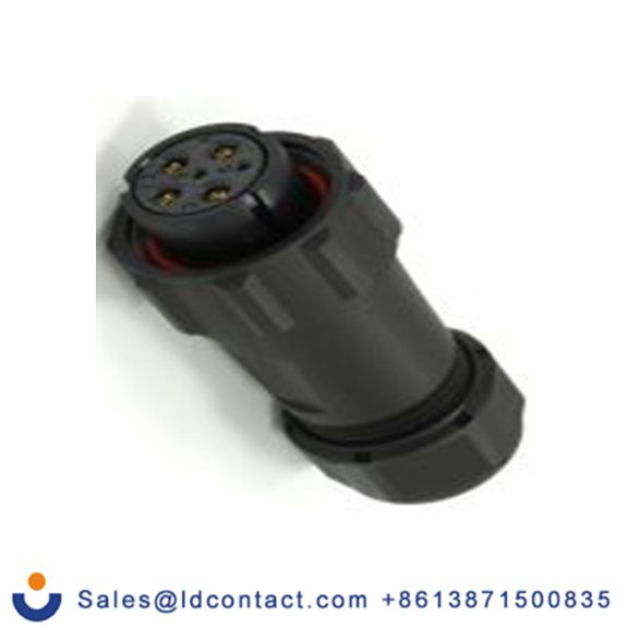 RS PRO,233-8281,21 mm 圆形连接器 插头, 6芯, 电缆安装, 母插芯, 500 V, IP68, SP21系列