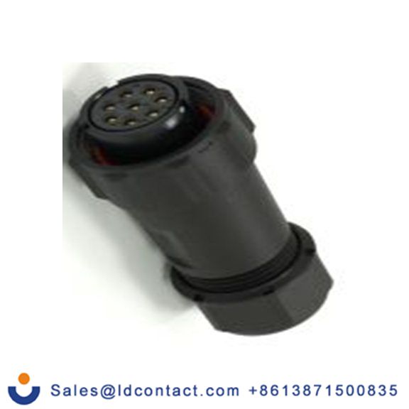 RS PRO,233-8283,21 mm 圆形连接器 插头, 8芯, 电缆安装, 母插芯, 500 V, IP68, SP21系列