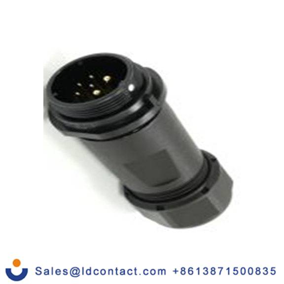 RS PRO,233-8285,21 mm 圆形连接器 插座, 6芯, 电缆安装, 公芯, 500 V, IP68, SP21系列