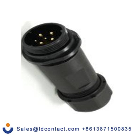 RS PRO,233-8286,21 mm 圆形连接器 插座, 6芯, 电缆安装, 公芯, 500 V, IP68, SP21系列