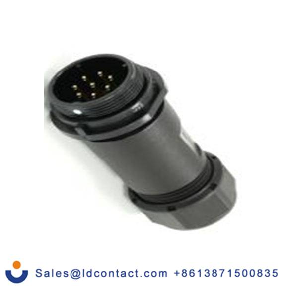 RS PRO,233-8287,21 mm 圆形连接器 插座, 8芯, 电缆安装, 公芯, 500 V, IP68, SP21系列