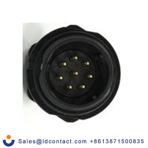 RS PRO,233-8295,21 mm 圆形连接器 插座, 8芯, 正面安装, 公芯, 500 V, IP68, SP21系列