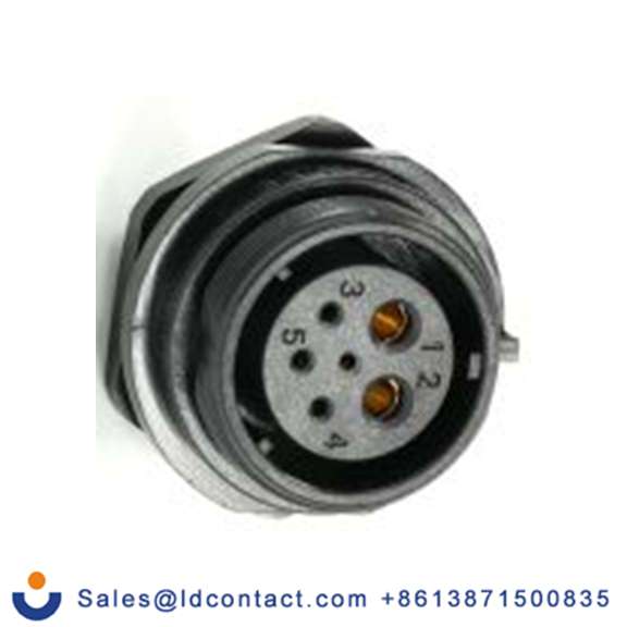 RS PRO,233-8297,21 mm 圆形连接器 插座, 6芯, 正面安装, 母插芯, 500 V, IP68, SP21系列