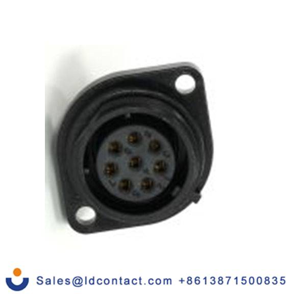 RS PRO,233-8307,21 mm 圆形连接器 插座, 8芯, 法兰安装, 母插芯, 500 V, IP68, SP21系列