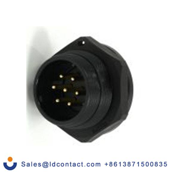 RS PRO,233-8321,21 mm 圆形连接器 插座, 7芯, 后面安装, 公芯, 500 V, IP68, SP21系列