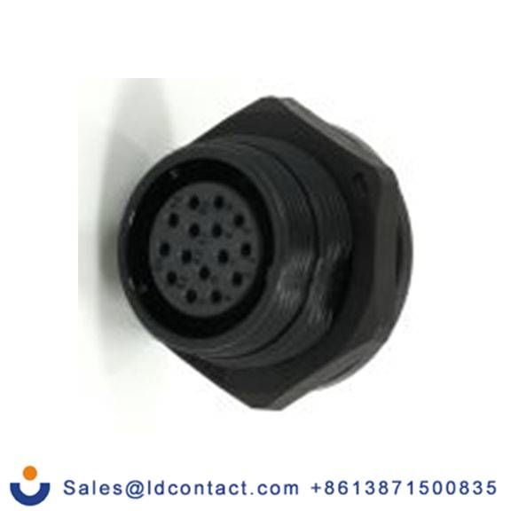 RS PRO,233-8325,21 mm 圆形连接器 插座, 15芯, 后面安装, 母插芯, 400 V, IP68, SP21系列