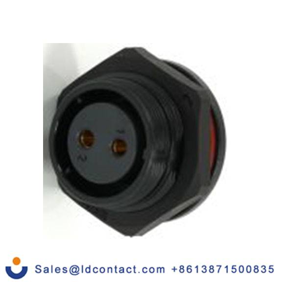 RS PRO,233-8327,21 mm 圆形连接器 插座, 2芯, 后面安装, 母插芯, 500 V, IP68, SP21系列