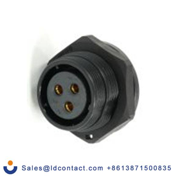 RS PRO,233-8329,21 mm 圆形连接器 插座, 3芯, 后面安装, 母插芯, 500 V, IP68, SP21系列