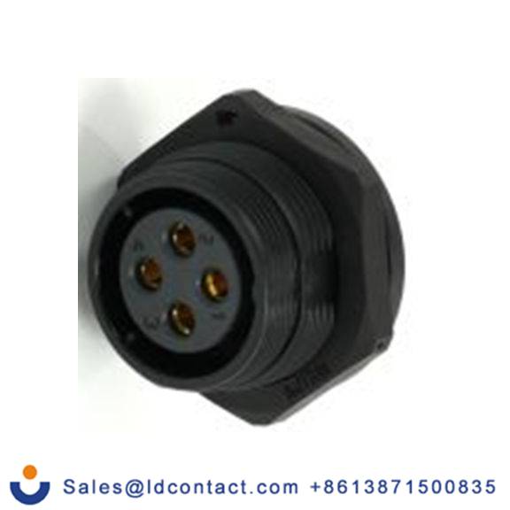 RS PRO,233-8330,21 mm 圆形连接器 插座, 4芯, 后面安装, 母插芯, 500 V, IP68, SP21系列