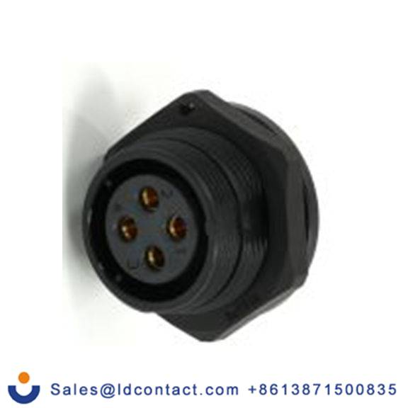 RS PRO,233-8331,21 mm 圆形连接器 插座, 4芯, 后面安装, 母插芯, 500 V, IP68, SP21系列