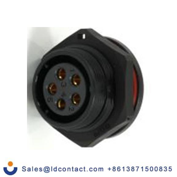 RS PRO,233-8332,21 mm 圆形连接器 插座, 5芯, 后面安装, 母插芯, 500 V, IP68, SP21系列