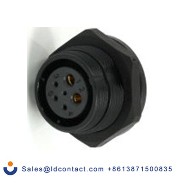 RS PRO,233-8335,21 mm 圆形连接器 插座, 6芯, 后面安装, 母插芯, 500 V, IP68, SP21系列