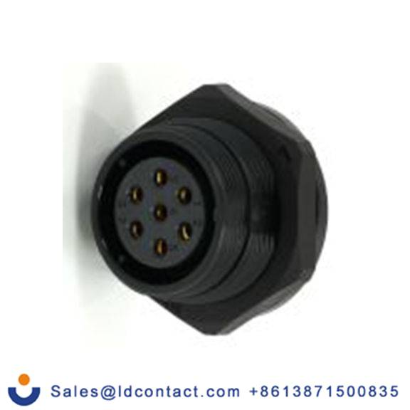 RS PRO,233-8337,21 mm 圆形连接器 插座, 7芯, 后面安装, 母插芯, 500 V, IP68, SP21系列