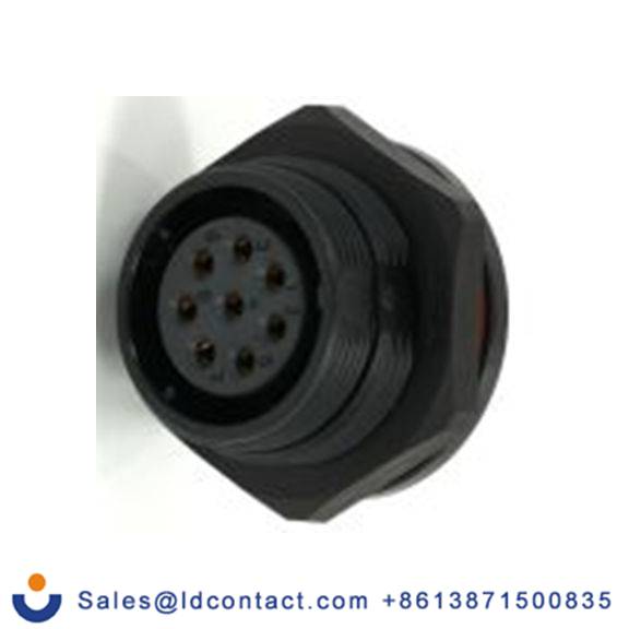 RS PRO,233-8338,21 mm 圆形连接器 插座, 8芯, 后面安装, 母插芯, 500 V, IP68, SP21系列