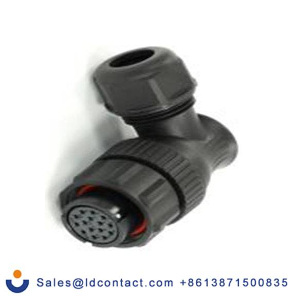 RS PRO,233-8344,21 mm 圆形连接器 插头, 15芯, 电缆安装, 母插芯, 400 V, IP68, SP21系列