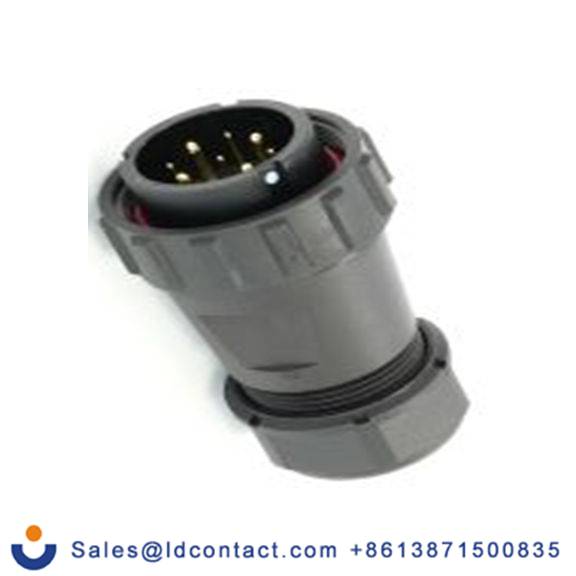 RS PRO,233-8350,29 mm 圆形连接器 插头, 9芯, 电缆安装, 公芯, 500 V, IP68, SP29系列